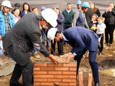 Se colocó la primera piedra para las obras de ampliación de Colegio en Funza