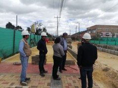 Así van las obras en la Calle 15 de Funza