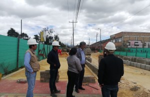 Así van las obras en la Calle 15 de Funza