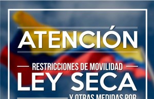 Ley seca para este 26 de agosto por consulta popular anticorrupción.