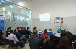 Capacitación a operarios encargados de controlar y vigilar las zonas azules de Facatativá