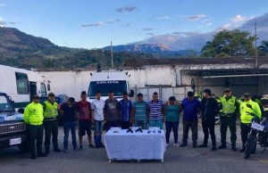 Capturados los 11 integrantes de “los granuja” en Cundinamarca