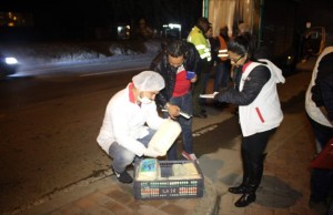 Operativo relámpago en Soacha al transporte de alimentos