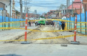 Inicio de obras en la carrera 10 del municipio de Chía