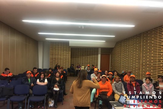 Jornada de sensibilización a recicladores de Cajicá