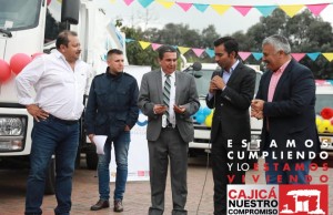 Cajicá cuenta con dos nuevos vehículos compactadores de residuos sólidos