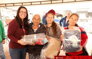 Entrega de dotación de bioseguridad a recuperadores ambientales en Funza