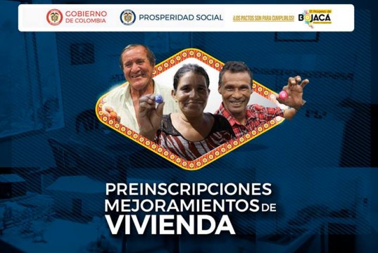 Se abren preinscripciones virtuales para mejoramiento de viviendas en Bojacá