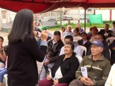 Celebración al adulto mayor en el barrio Samarkanda del municipio de Funza
