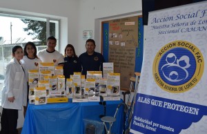 Comando Aéreo de Mantenimiento recibe donación de insumos ortopédicos por parte de la Acción Social Nuestra Señora de Loreto