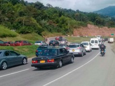 Cierres viales en el departamento de Cundinamarca