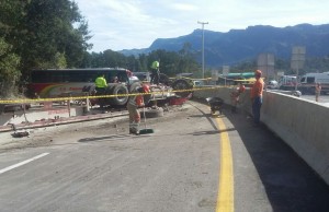 Fuerte accidente en el el km 35, Bogotá – La Vega