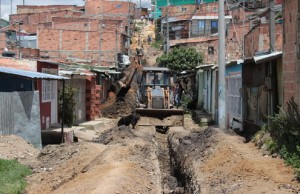 Continua la modernización de redes de alcantarillado en Soacha
