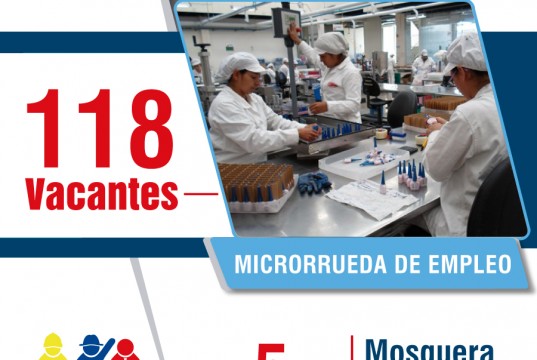 Este viernes 5 de octubre, aproveche estas 118 oportunidades de trabajo que el SENA ofrece para Mosquera y alrededores
