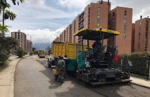 Continúa la obra de rehabilitación de la Calle 15 en Facatativá