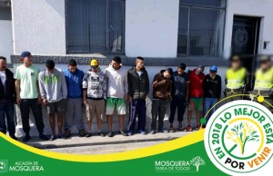 Importantes resultados de seguridad en el municipio de Mosquera