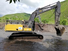 Avanzan las obras de adecuación hidráulica del río Apulo
