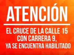 Se entrega el cruce de la Calle 15 con Carrera 9 en Funza