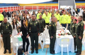 Alcaldía de Tocancipá rindió homenaje a la Fuerza Pública