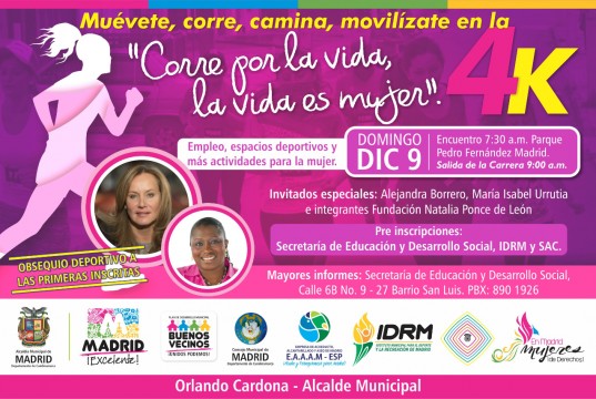 En contra de la violencia hacia las mujeres, Madrid corre por la vida