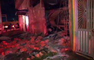 Incendio en el barrio Porvenir Río de Mosquera
