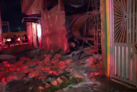 Incendio en el barrio Porvenir Río de Mosquera