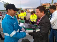 Uniformes de dotación fueron entregados a la Policía Cívica en Facatativá