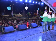 Así se dio la bienvenida al primer día de novena en Chía