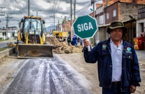 Se reinician las obras de recuperación de la calle 15 en Facatativá