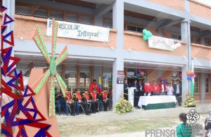 Entrega de nuevas aulas estudiantiles a niños de Facatativá