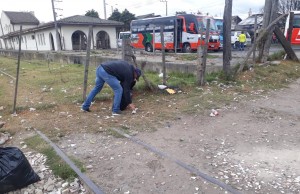 Infractores de Facatativá apoyan labores de recuperación en espacio público