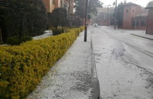 Afectación en viviendas por granizada en el municipio de Chía