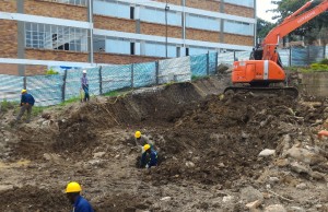 Avanzan las obras en la IED Tequendama del municipio de El Colegio