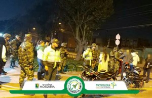 Incautaciones de armas blancas y sustancias psicoactivas en el municipio de Mosquera