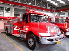Nuevo carro de bomberos para el municipio de Soacha