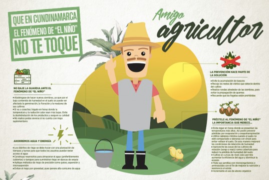 Agricultores de Cundinamarca deberán adoptar medidas por Fenómeno de “El Niño”