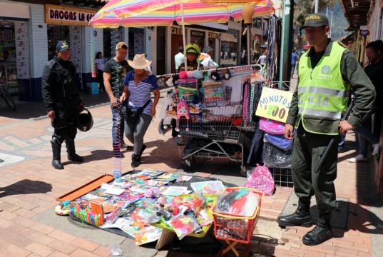 Se realizaron operativos de recuperación del espacio publico en Chía
