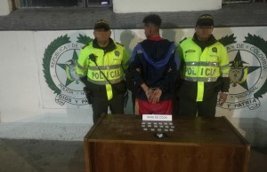 Capturas por el delito de porte, tráfico de estupefacientes y hurto en Mosquera