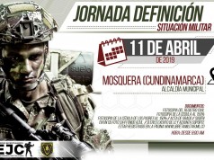 Jornada de definición de situación militar en Mosquera