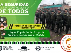 Llegará más fuerza pública al municipio de Funza