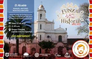 Celebración para la conmemoración de los 482 años de historia Funzana