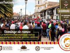 La comunidad católica celebró el domingo de ramos