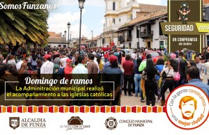 La comunidad católica celebró el domingo de ramos