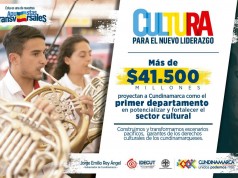 Se han invertido cerca de $41.543 millones en apoyo a procesos culturales en Cundinamarca