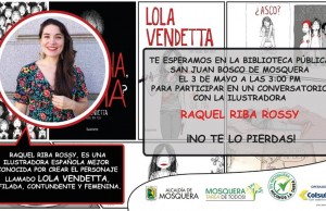 Gran invitada al municipio de Mosquera, la ilustradora española Raquel Riba Rossy