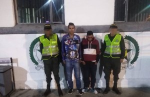 Capturas por hurto y tráfico de sustancias alucinógenas en el municipio de Mosquera