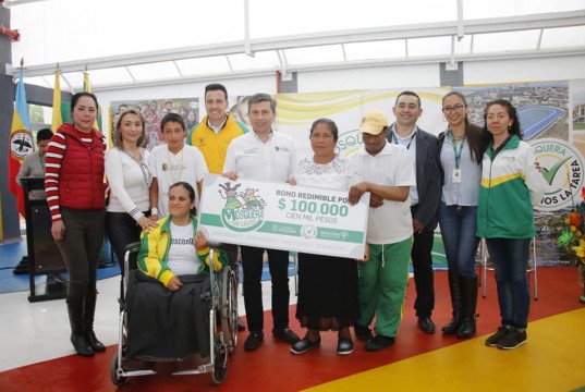 100 familias beneficiadas con ayudas para integrantes en condición de discapacidad