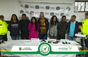 Capturas por hurto de vehículo y por el delito de de tráfico, fabricación de estupefacientes en Mosquera