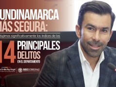 Cundinamarca más segura, se redujeron significativamente los principales delitos en el departamento