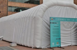 El Túnel de la Paz, un escenario para ponerse en los zapatos de las víctimas